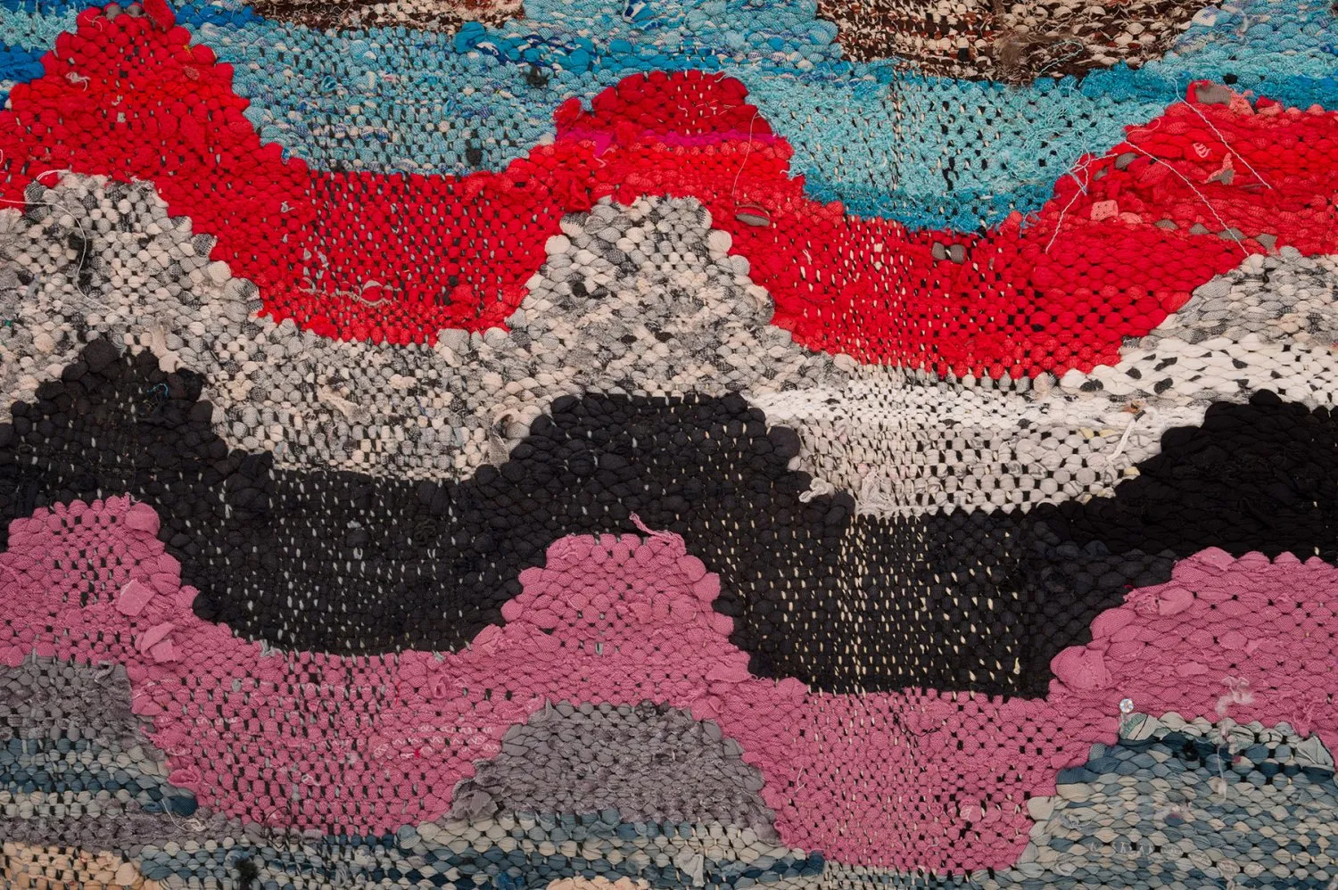 Marokkaanse Berber tapijt Boucherouite 170 x 270 cm