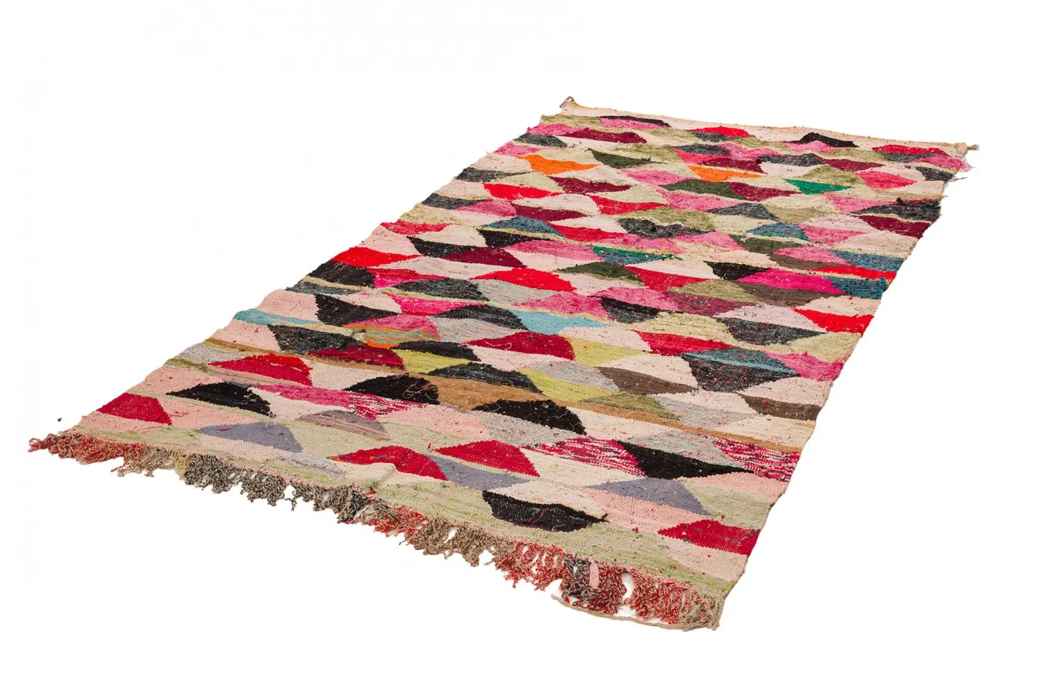 Marokkaanse Berber tapijt Boucherouite 155 x 290 cm