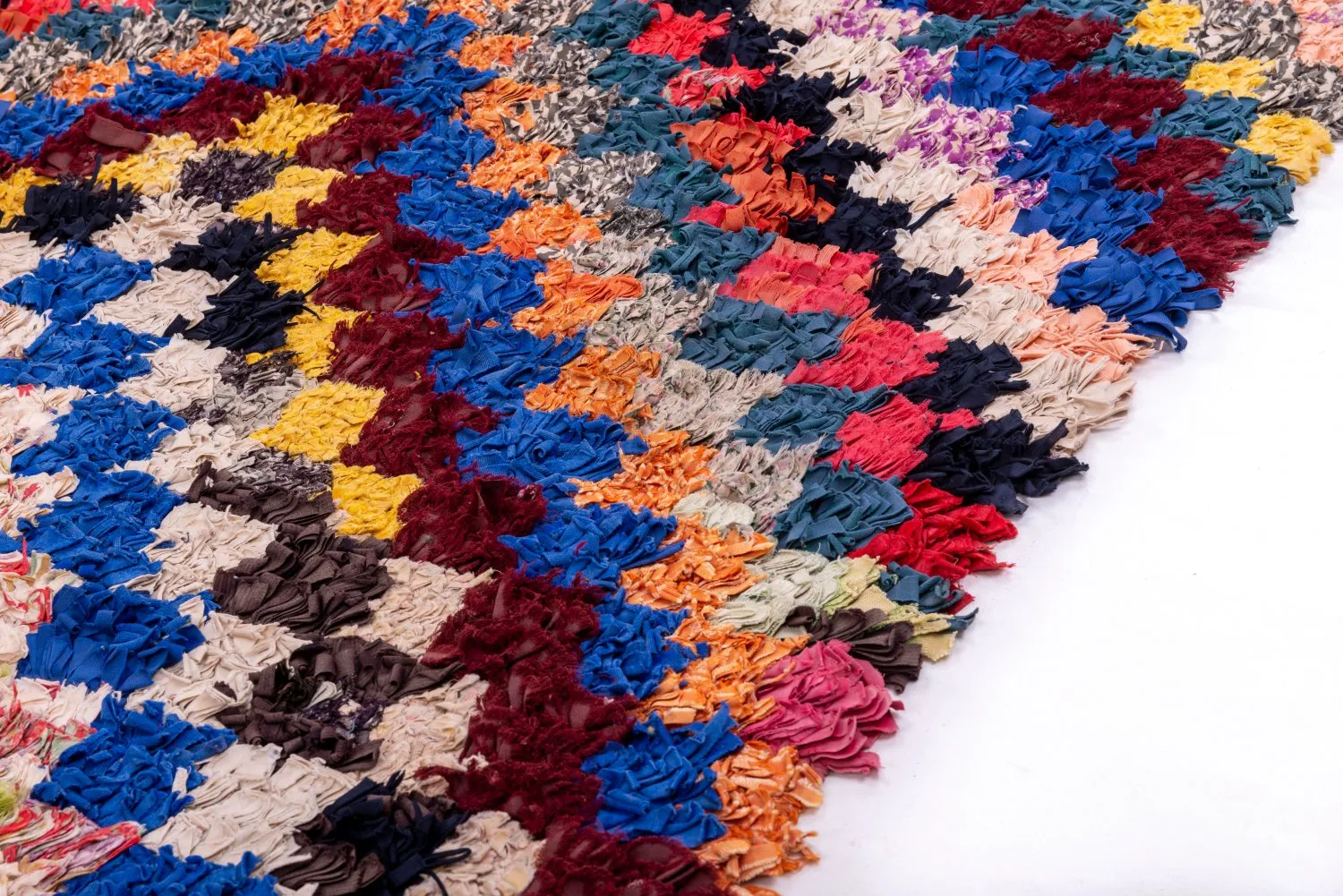 Marokkaanse Berber tapijt Boucherouite 180 x 110 cm
