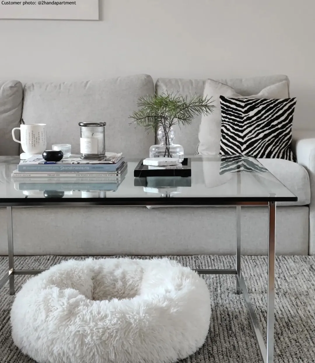 Wollen-vloerkleed - Otago (grijs/zwart)