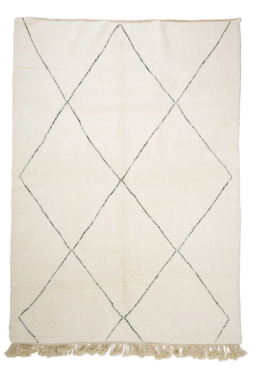 Kelim Marokkaanse Berber tapijt Beni Ouarain 210 x 295 cm