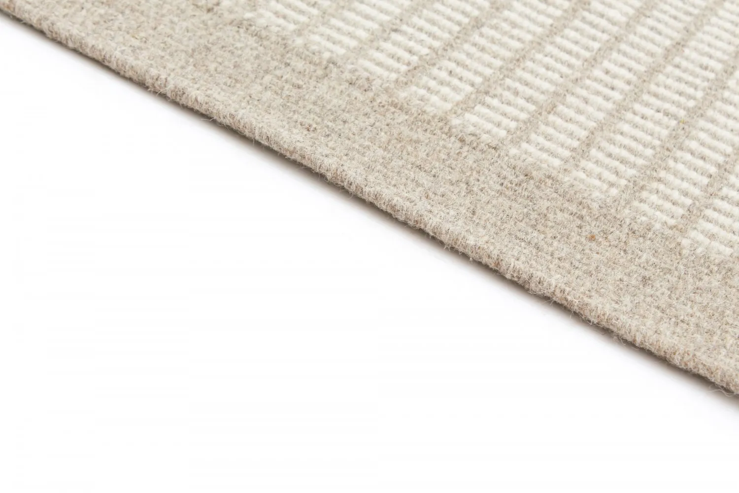 Wollen-vloerkleed - Luxor (beige/wit)