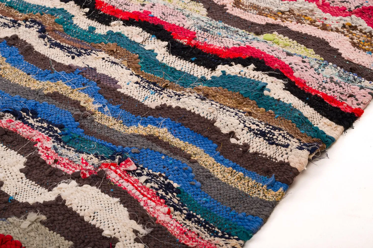 Marokkaanse Berber tapijt Boucherouite 150 x 305 cm