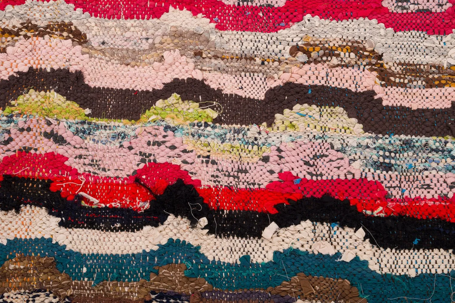 Marokkaanse Berber tapijt Boucherouite 150 x 305 cm