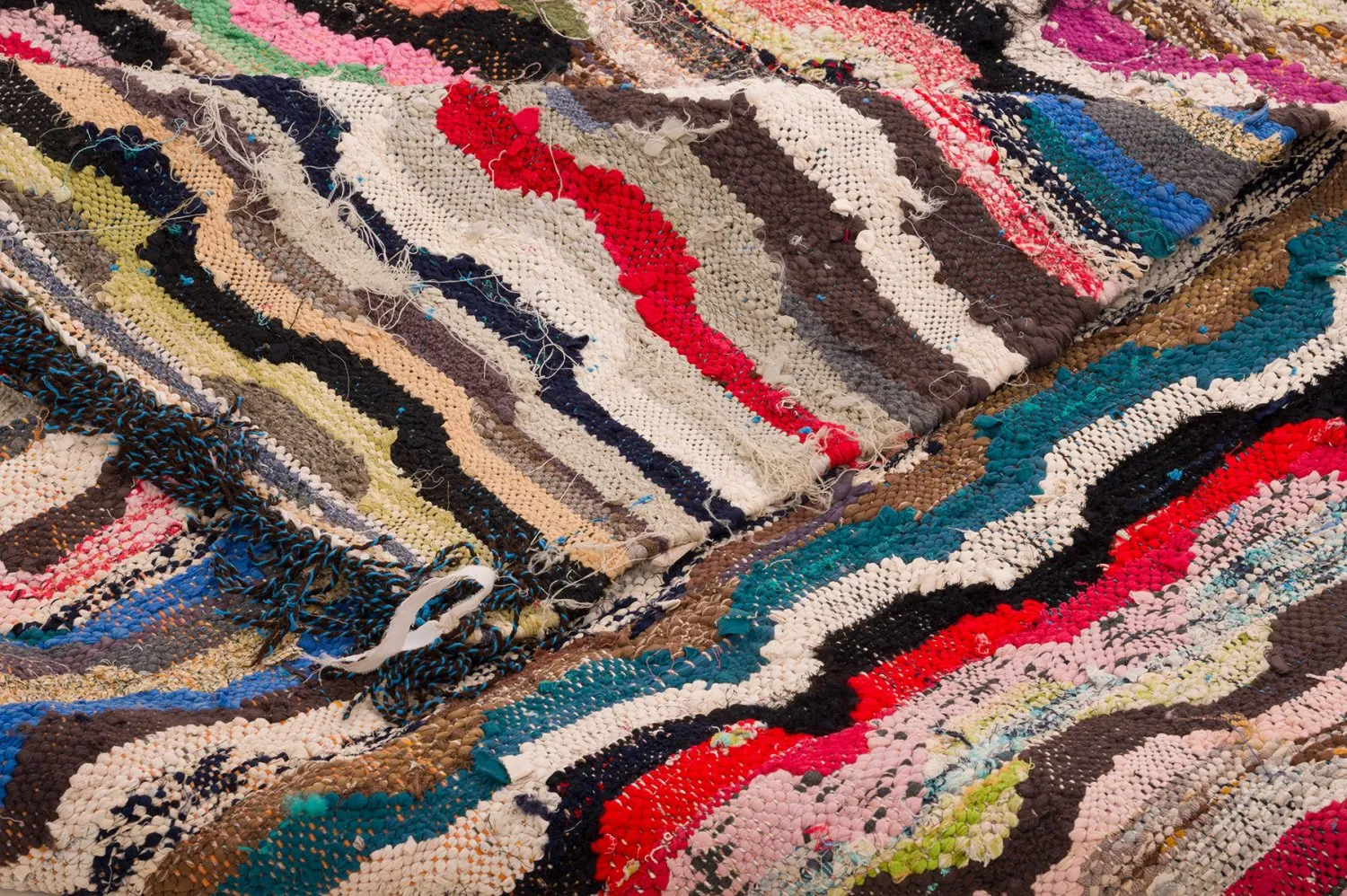 Marokkaanse Berber tapijt Boucherouite 150 x 305 cm