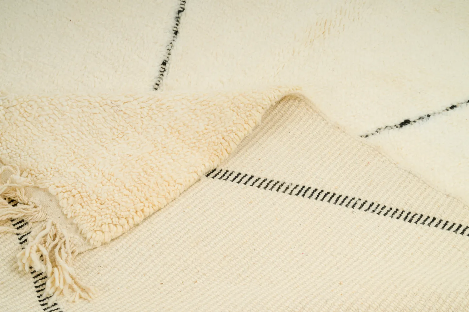 Kelim Marokkaanse Berber tapijt Beni Ouarain 155 x 250 cm