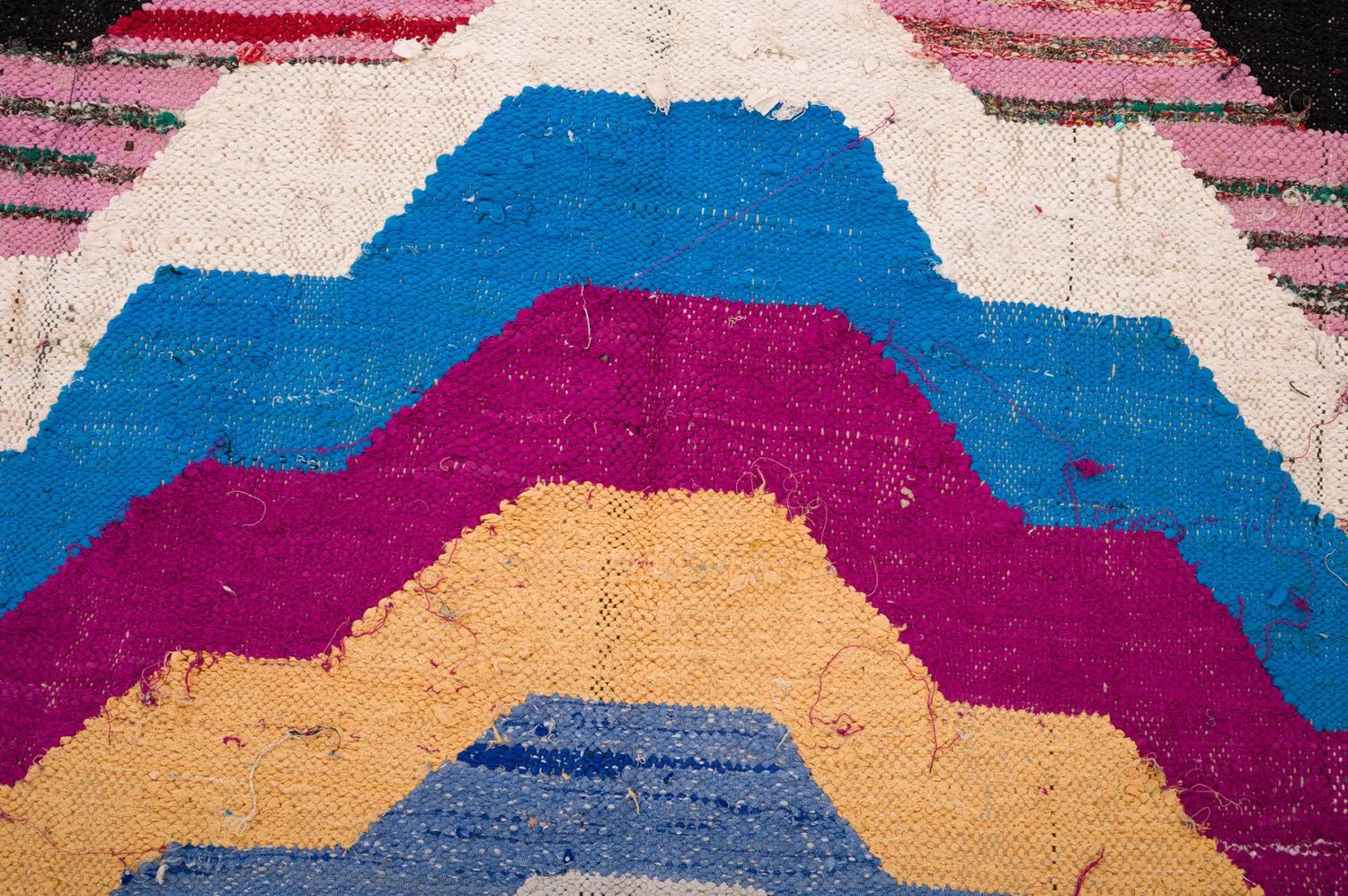 Marokkaanse Berber tapijt Boucherouite 150 x 255 cm