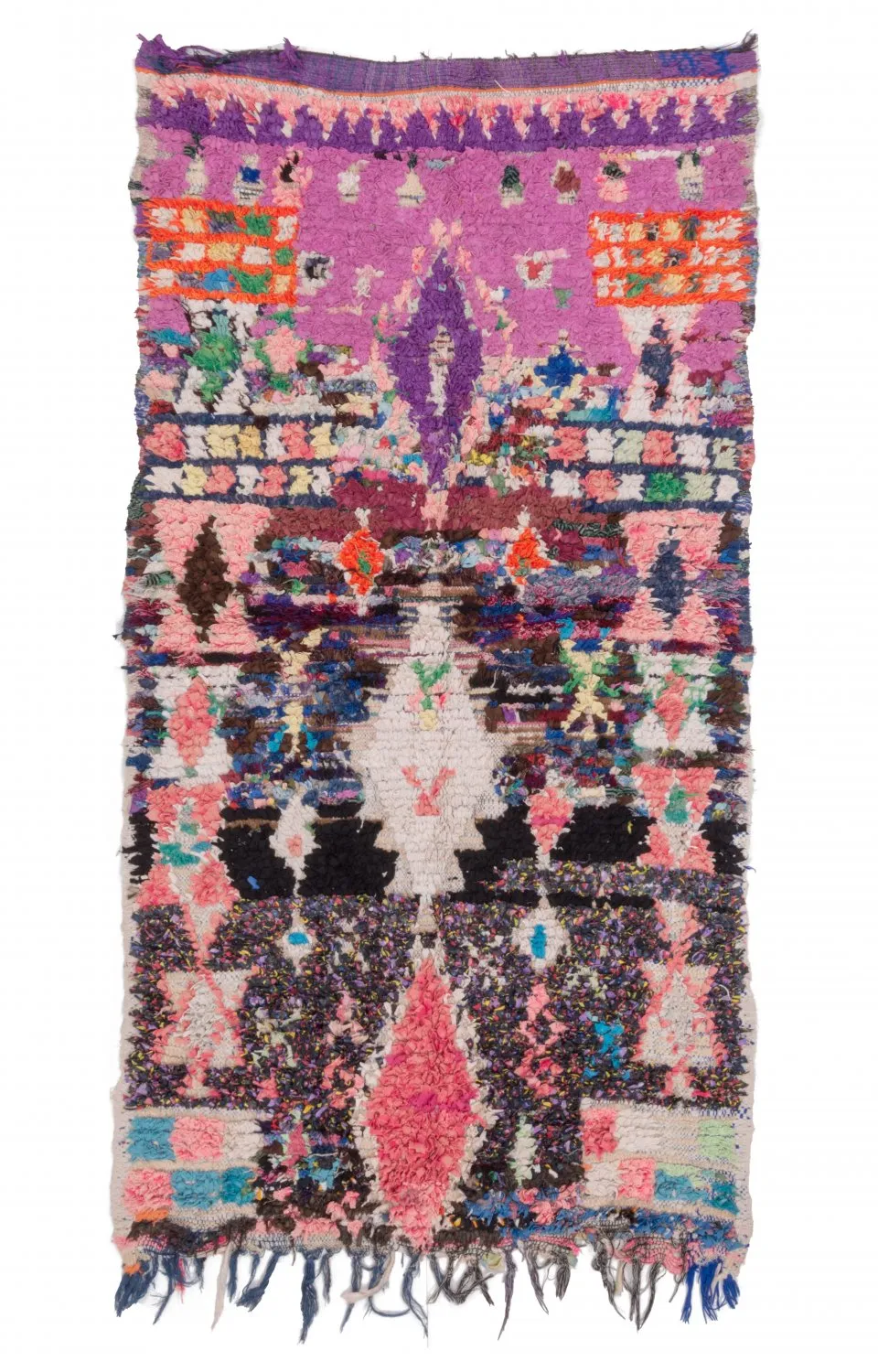Marokkaanse Berber tapijt Boucherouite 205 x 105 cm