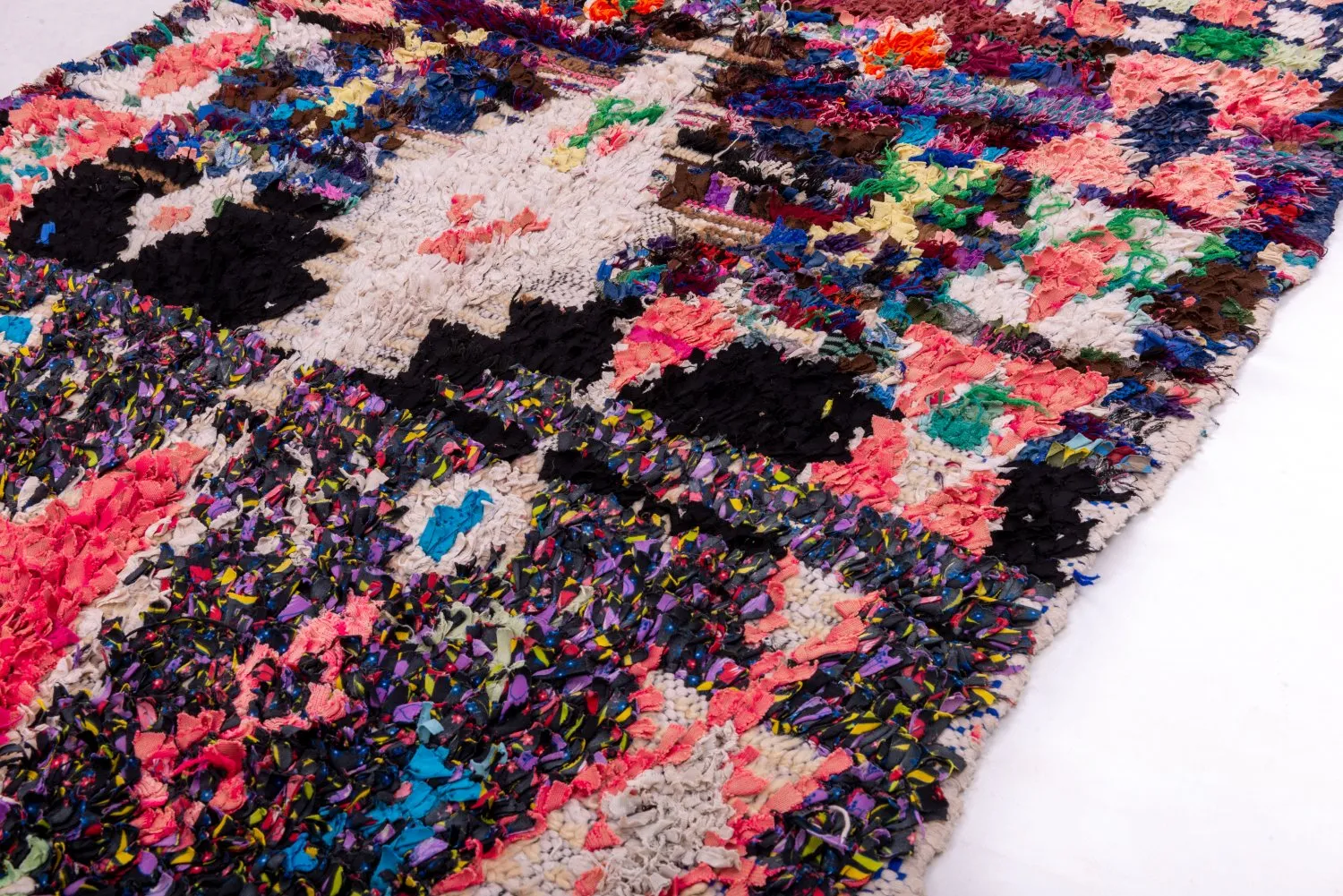 Marokkaanse Berber tapijt Boucherouite 205 x 105 cm