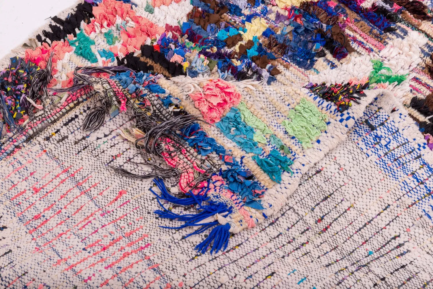 Marokkaanse Berber tapijt Boucherouite 205 x 105 cm