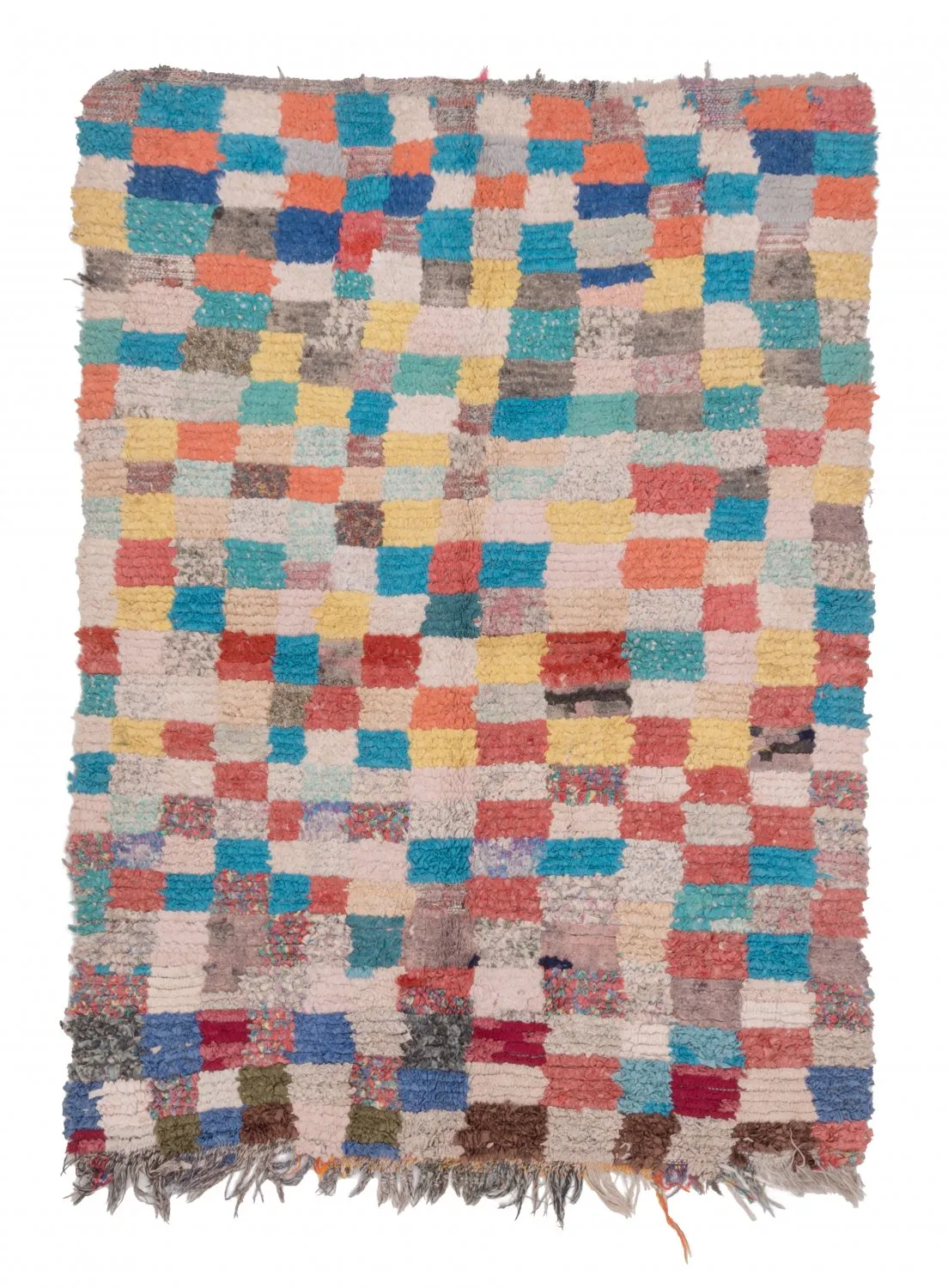 Marokkaanse Berber tapijt Boucherouite 170 x 120 cm