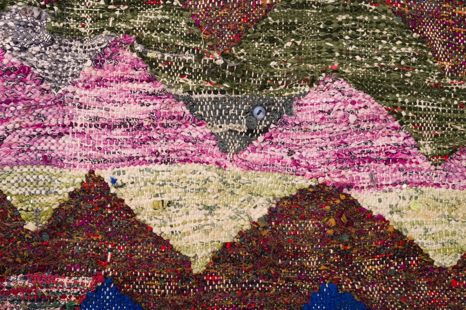 Marokkaanse Berber tapijt Boucherouite 125 x 245 cm