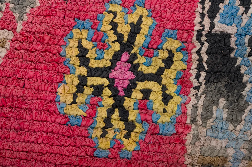 Marokkaanse Berber tapijt Boucherouite 275 x 130 cm