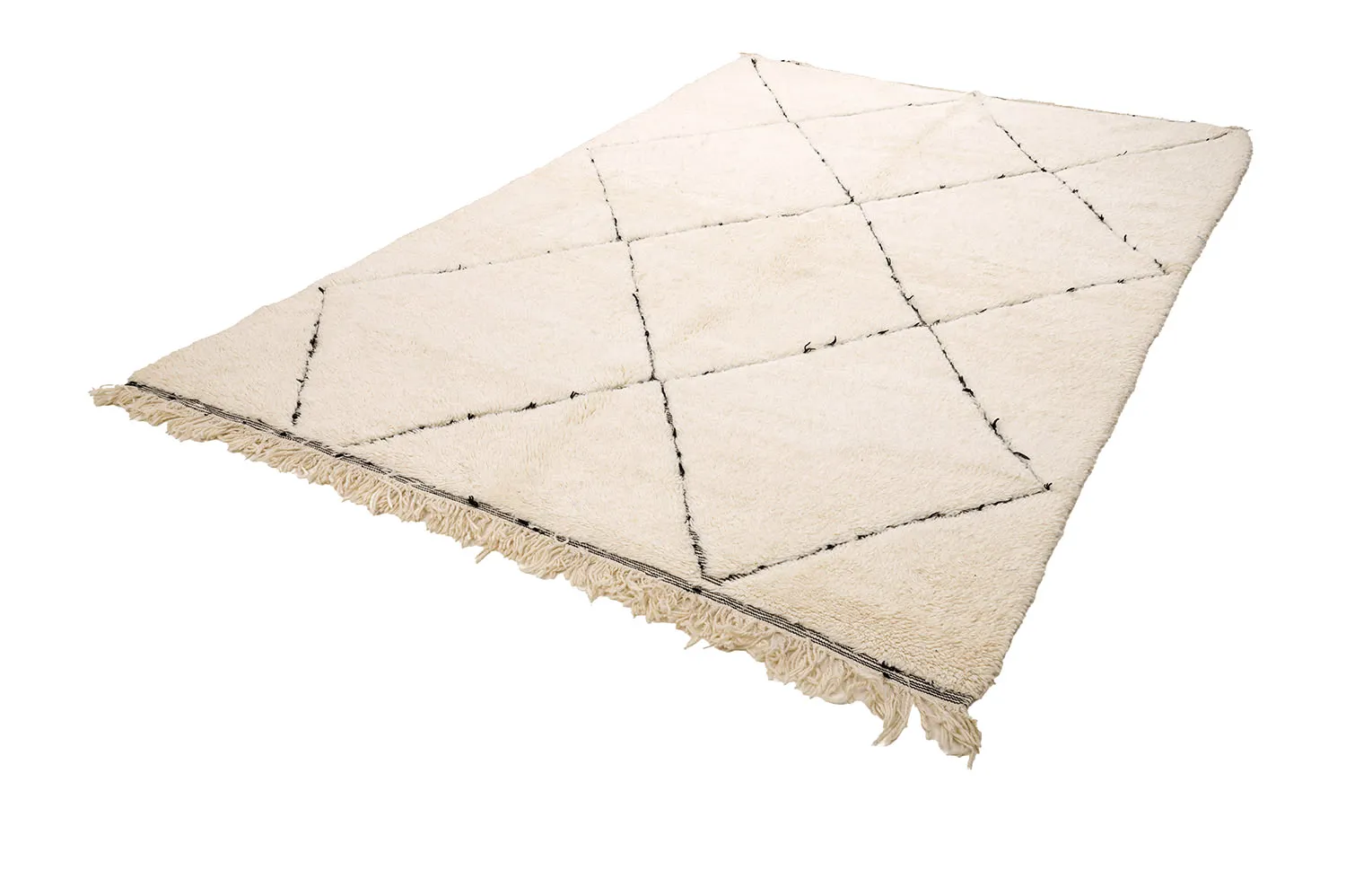 Kelim Marokkaanse Berber tapijt Beni Ouarain 195 x 305 cm