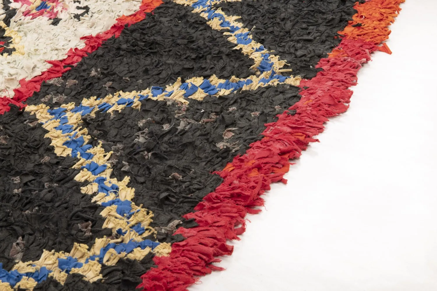 Marokkaanse Berber tapijt Boucherouite 335 x 125 cm