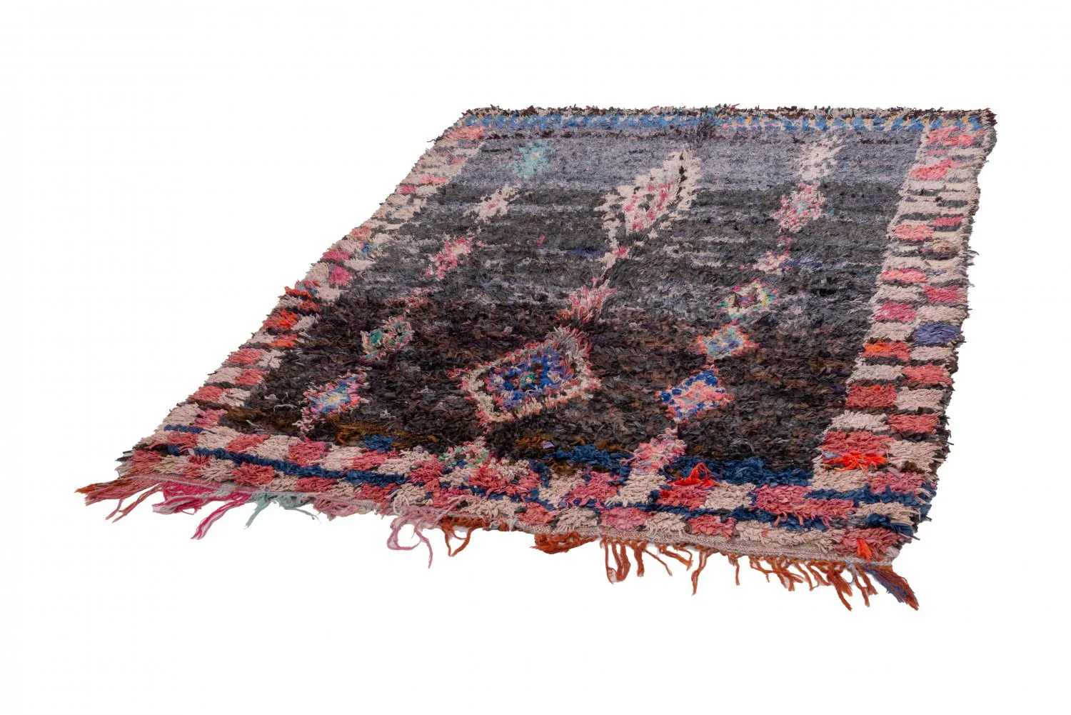 Marokkaanse Berber tapijt Boucherouite 235 x 170 cm