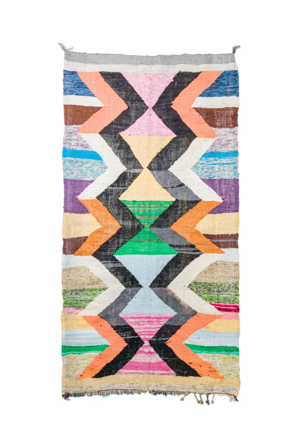 Marokkaanse Berber tapijt Boucherouite 155 x 295 cm