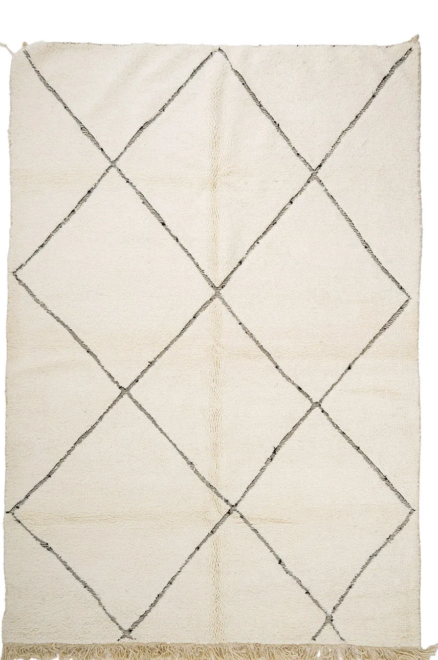 Kelim Marokkaanse Berber tapijt Beni Ouarain 210 x 305 cm