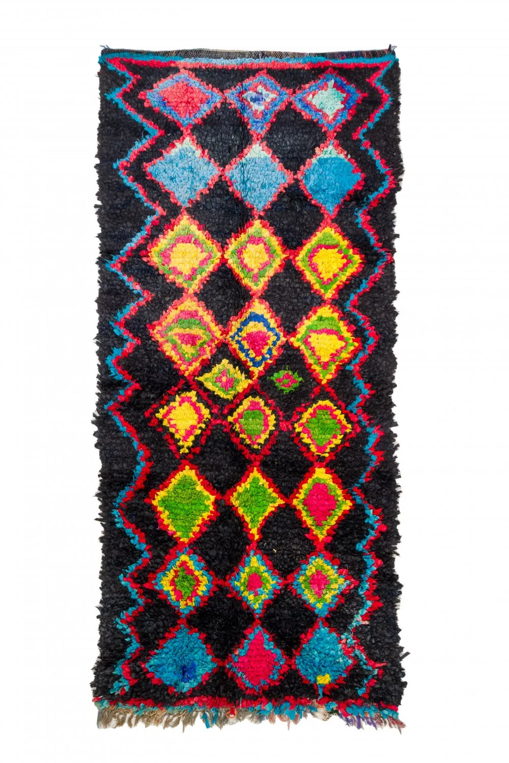 Marokkaanse Berber tapijt Boucherouite 120 x 285 cm