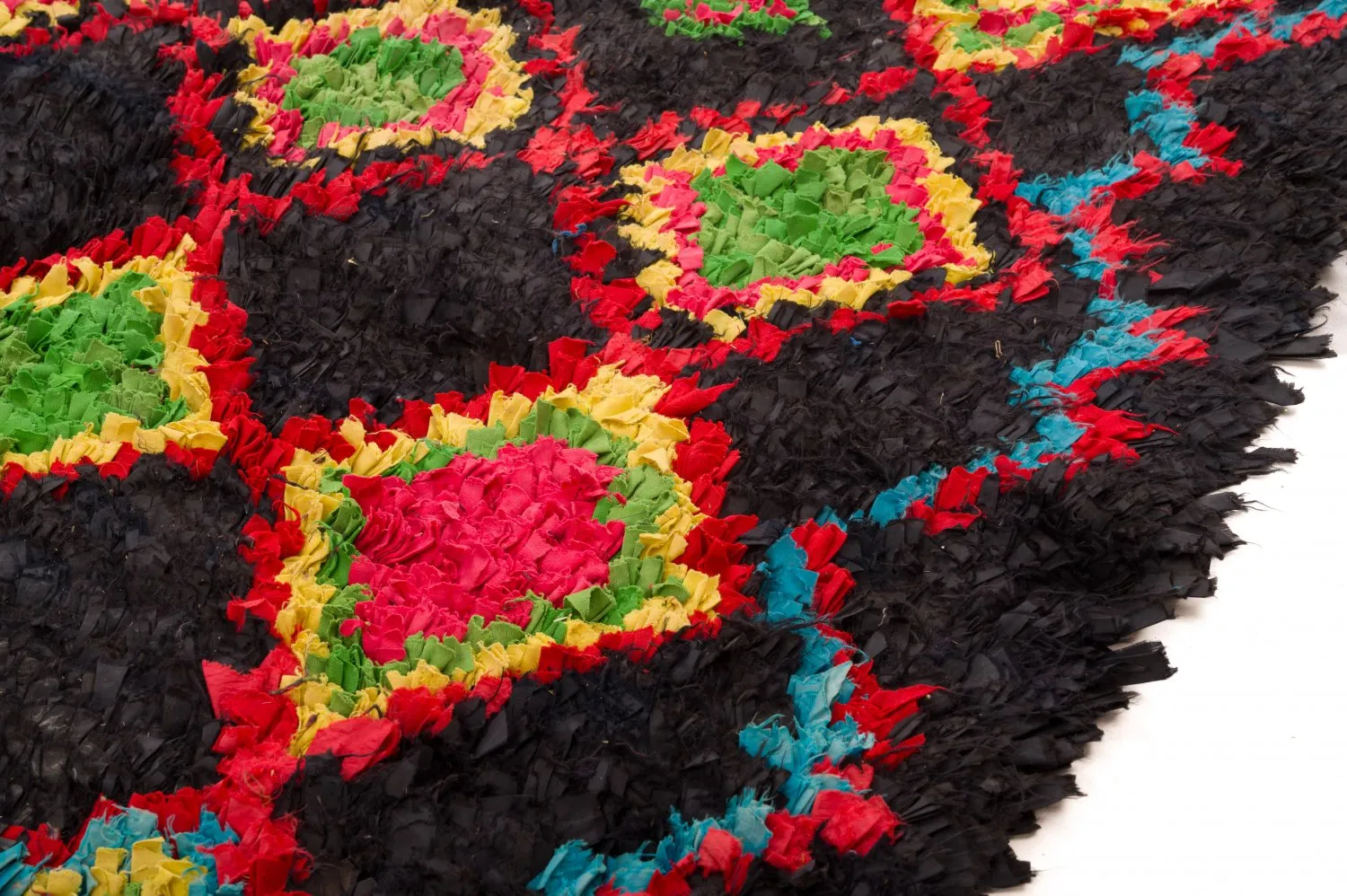 Marokkaanse Berber tapijt Boucherouite 120 x 285 cm