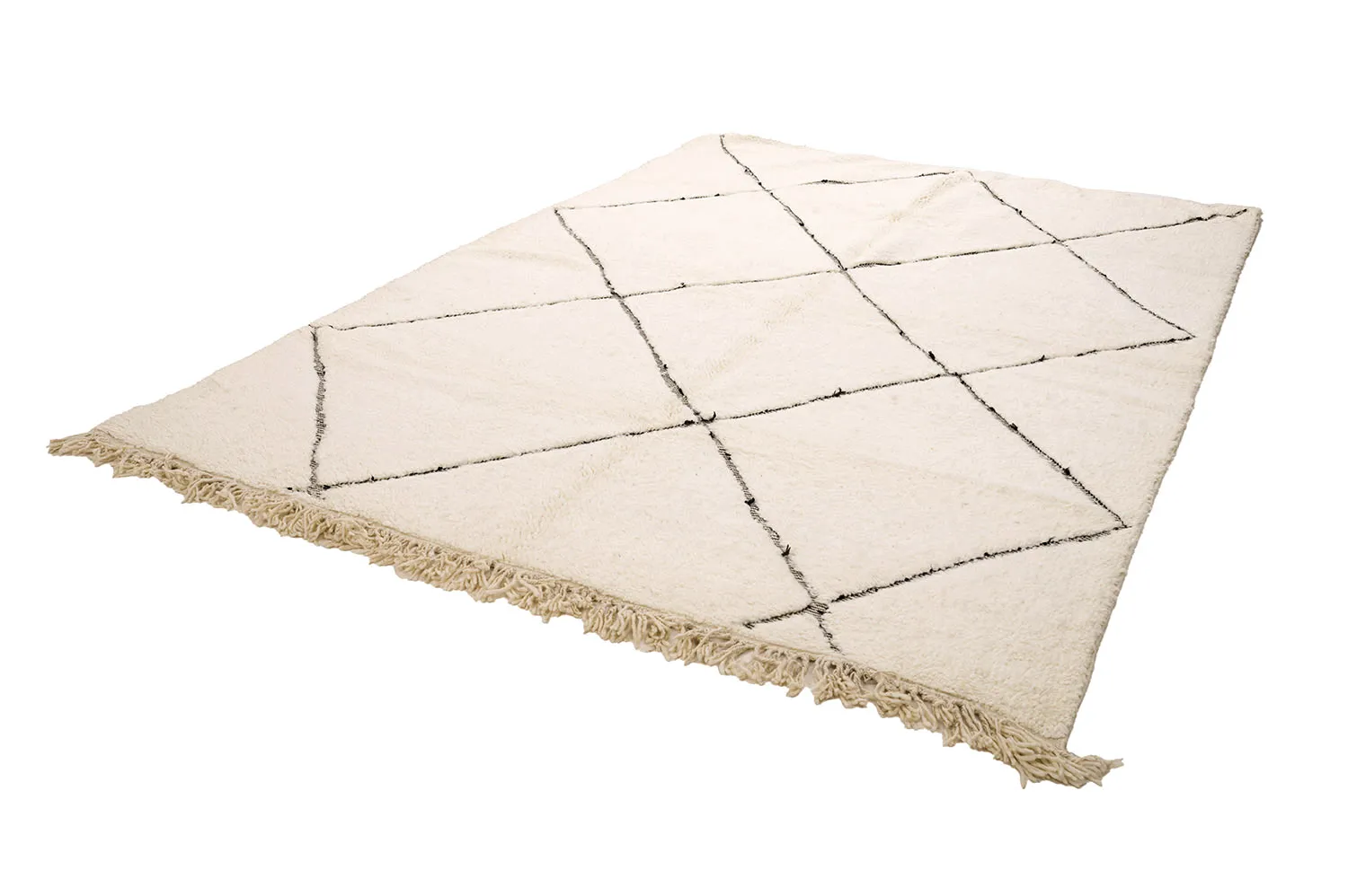 Kelim Marokkaanse Berber tapijt Beni Ouarain 210 x 305 cm
