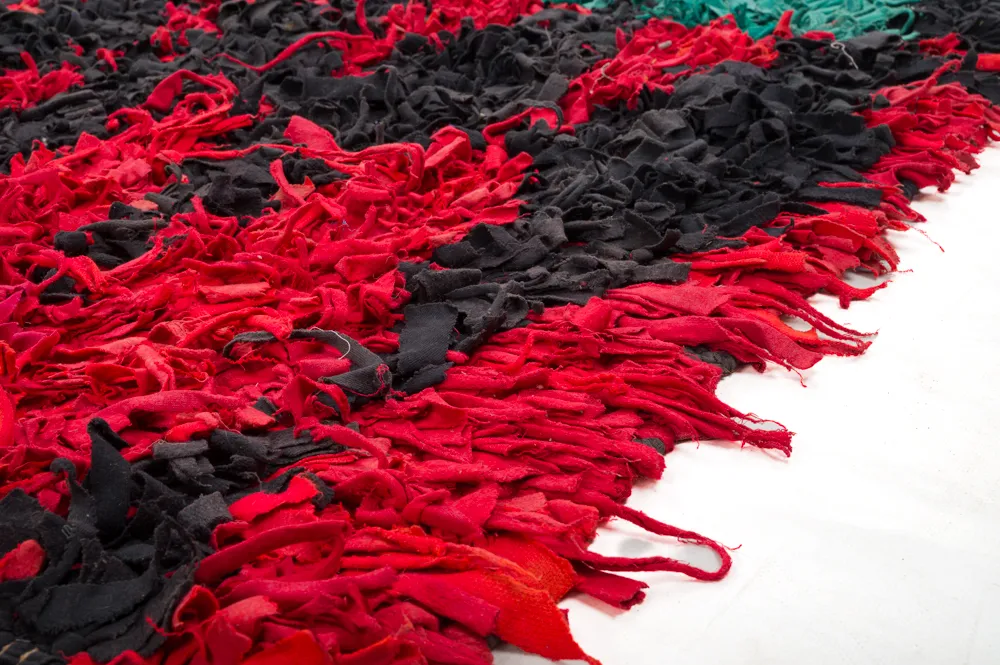 Marokkaanse Berber tapijt Boucherouite 285 x 160 cm