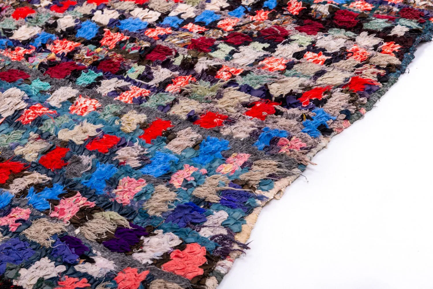 Marokkaanse Berber tapijt Boucherouite 230 x 125 cm