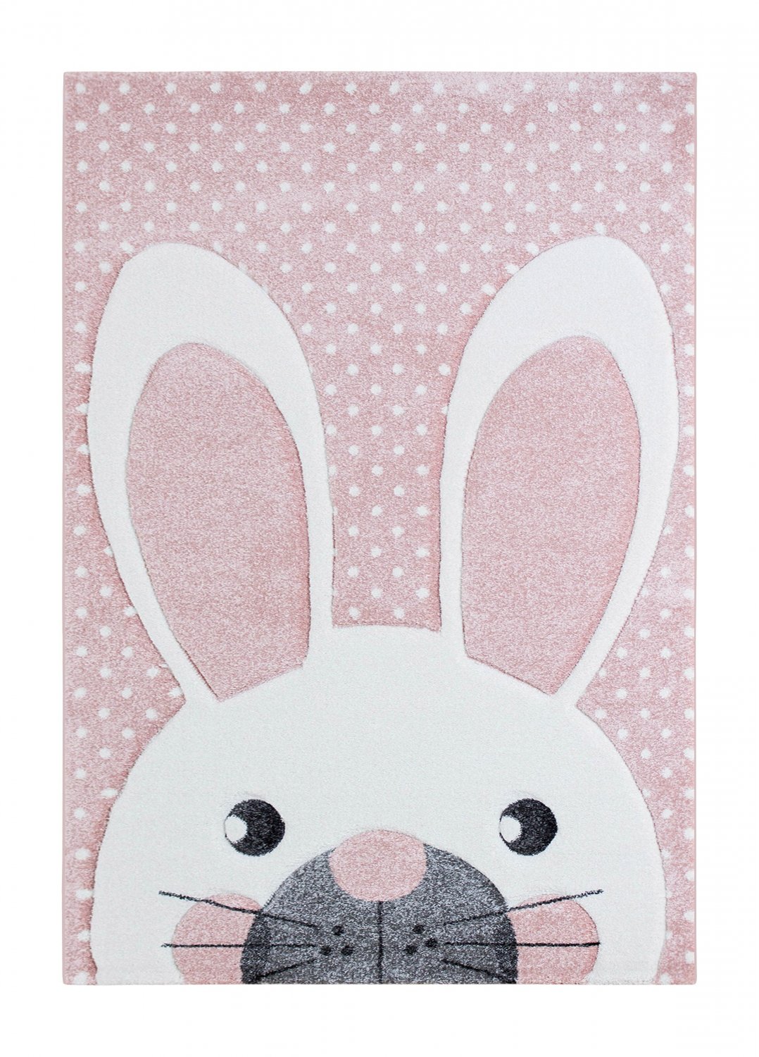 Kindervloerkleed - London Rabbit (roze)