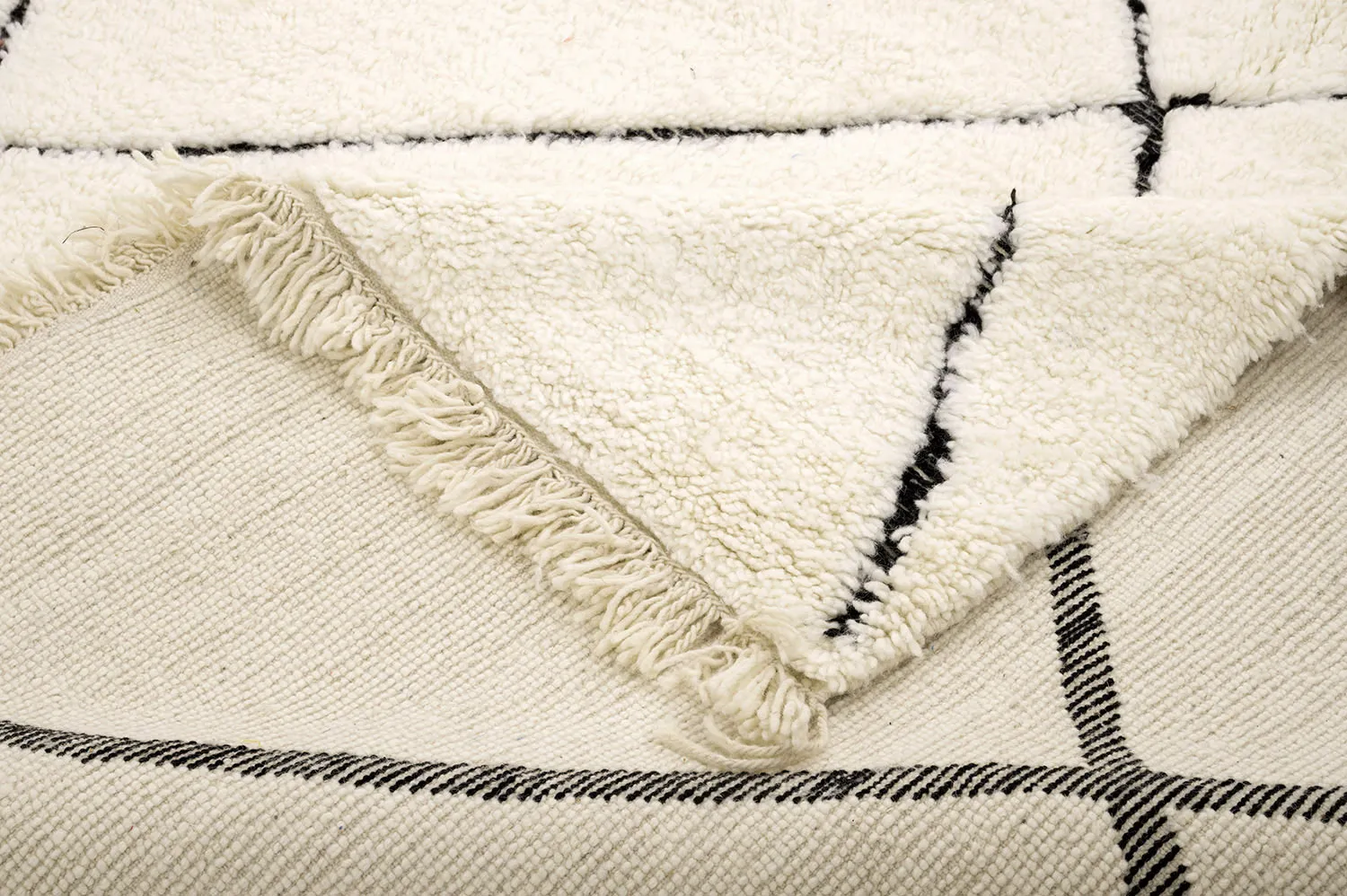 Kelim Marokkaanse Berber tapijt Beni Ouarain 205 x 290 cm