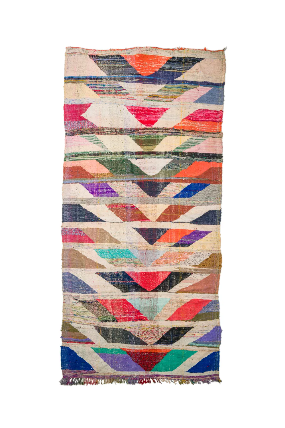 Marokkaanse Berber tapijt Boucherouite 165 x 350 cm