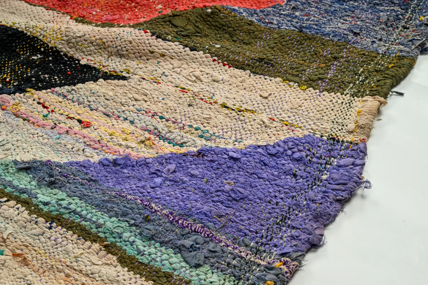 Marokkaanse Berber tapijt Boucherouite 165 x 350 cm