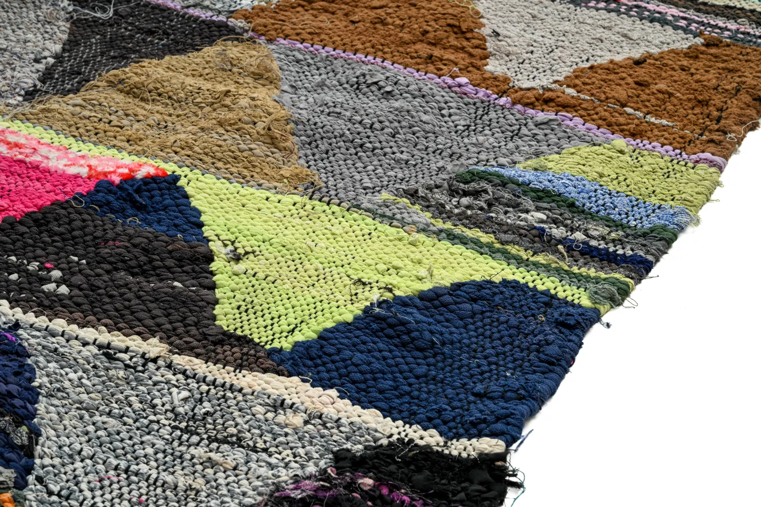 Marokkaanse Berber tapijt Boucherouite 145 x 305 cm