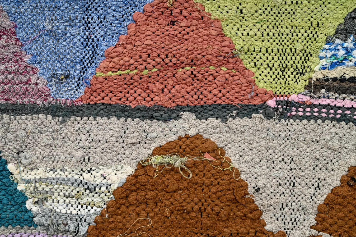 Marokkaanse Berber tapijt Boucherouite 145 x 305 cm