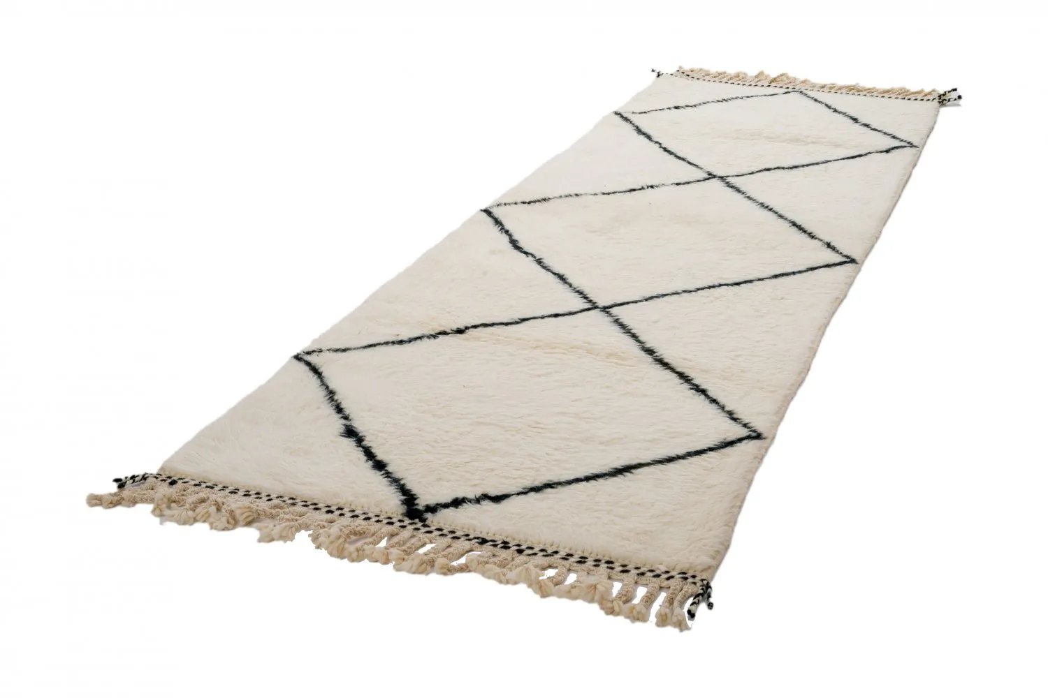 Kelim Marokkaanse Berber tapijt Beni Ouarain 285 x 95 cm