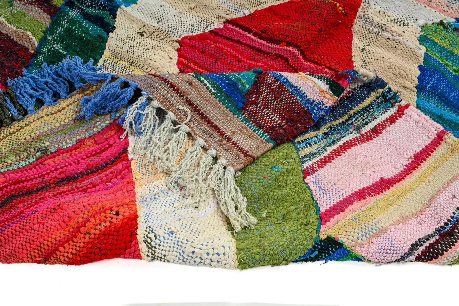 Marokkaanse Berber tapijt Boucherouite 130 x 205 cm