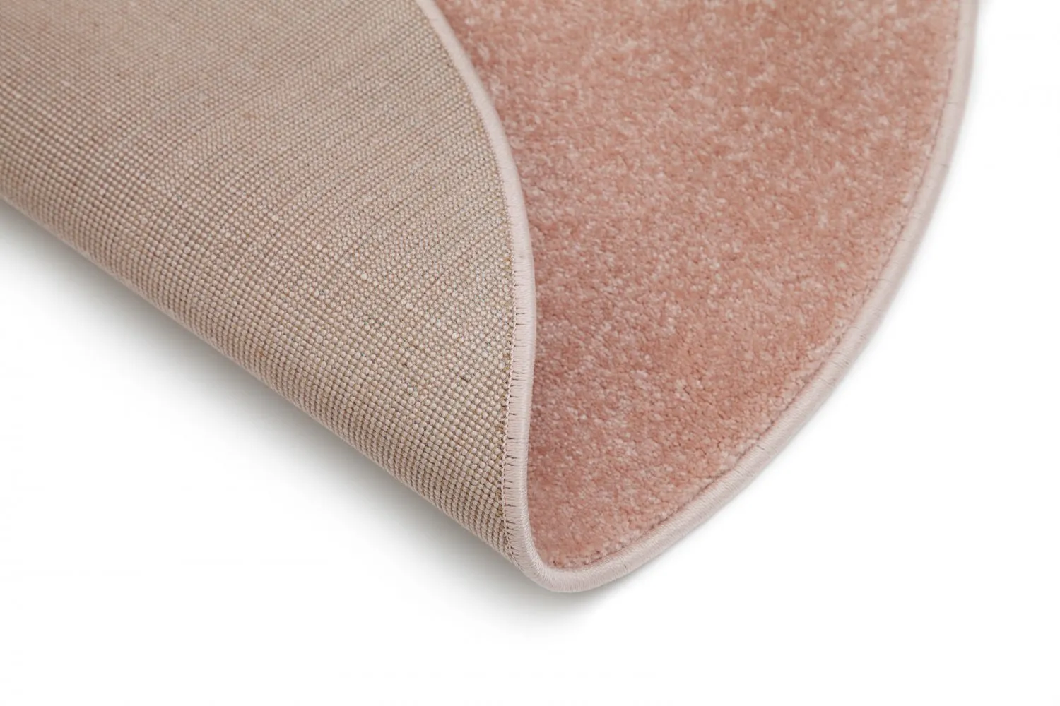 Rond vloerkleed - Aura (roze)