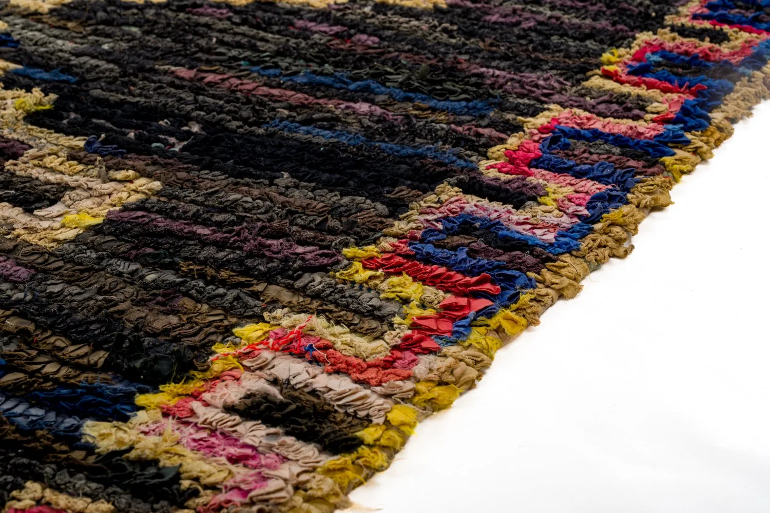 Marokkaanse Berber tapijt Boucherouite 275 x 145 cm