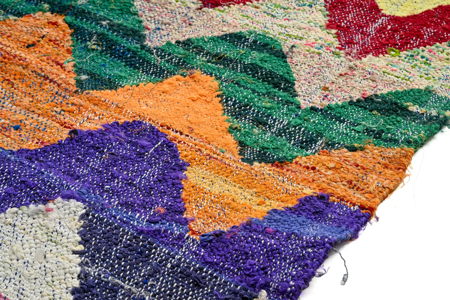 Marokkaanse Berber tapijt Boucherouite 150 x 260 cm