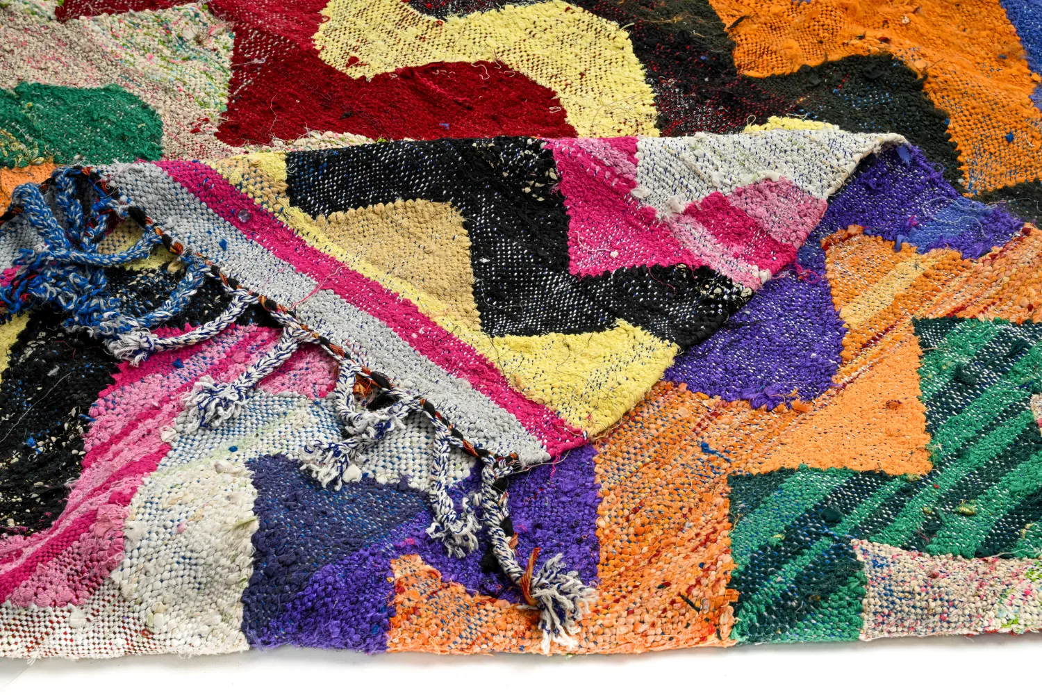 Marokkaanse Berber tapijt Boucherouite 150 x 260 cm