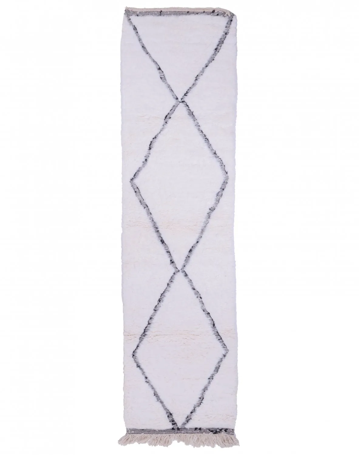 Kelim Marokkaanse Berber tapijt Beni Ouarain 310 x 80 cm
