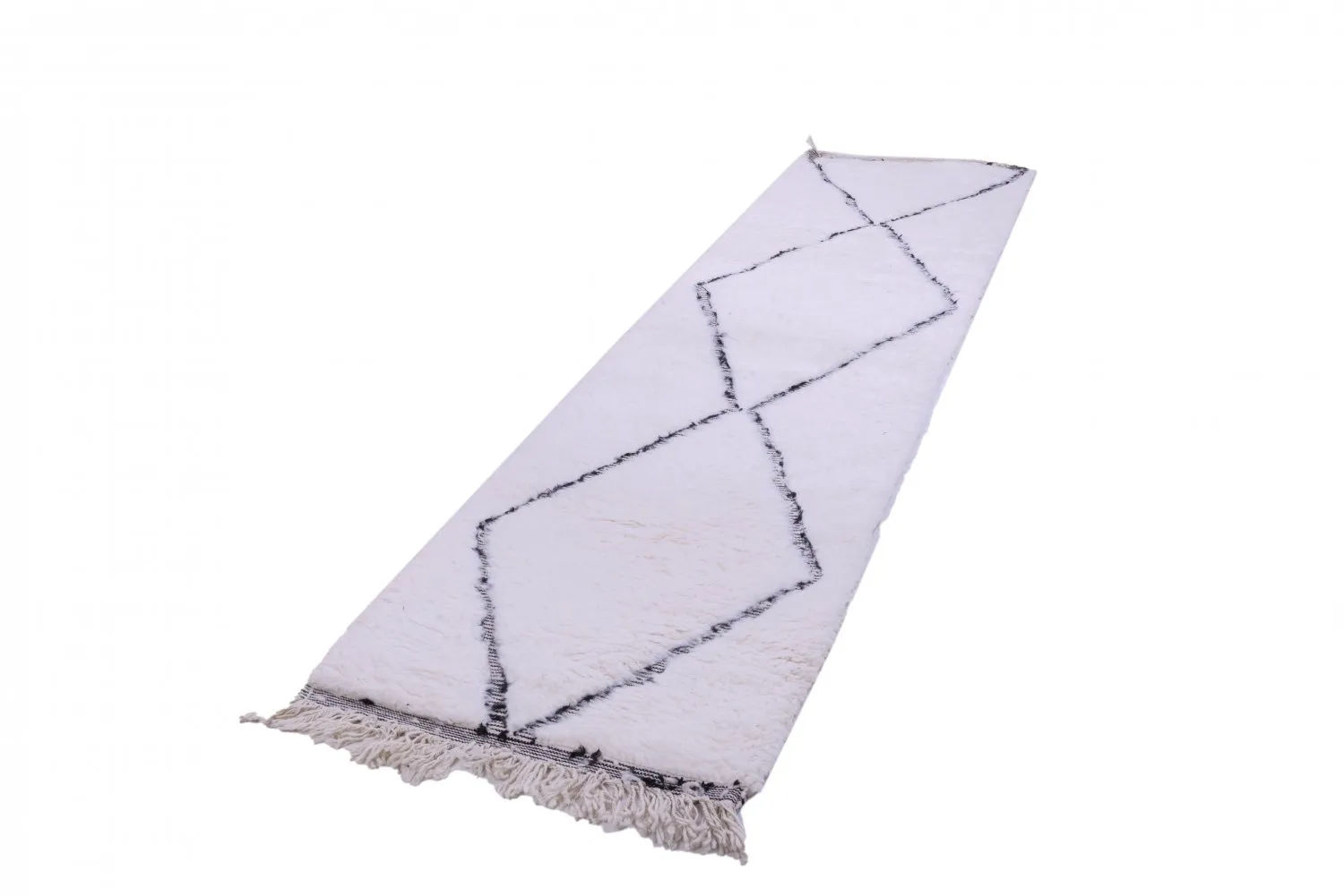 Kelim Marokkaanse Berber tapijt Beni Ouarain 310 x 80 cm