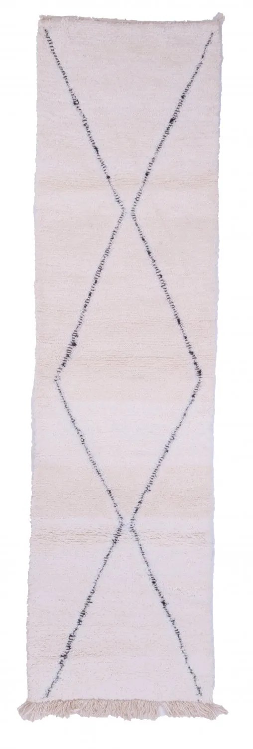 Kelim Marokkaanse Berber tapijt Beni Ouarain 350 x 90 cm