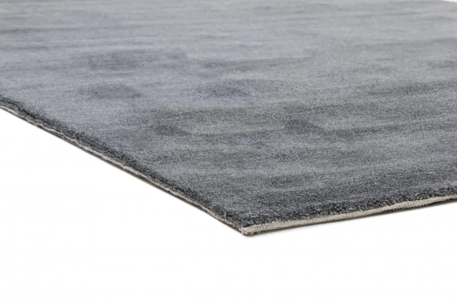 Wollen-vloerkleed - Ella (Donkergrijs)