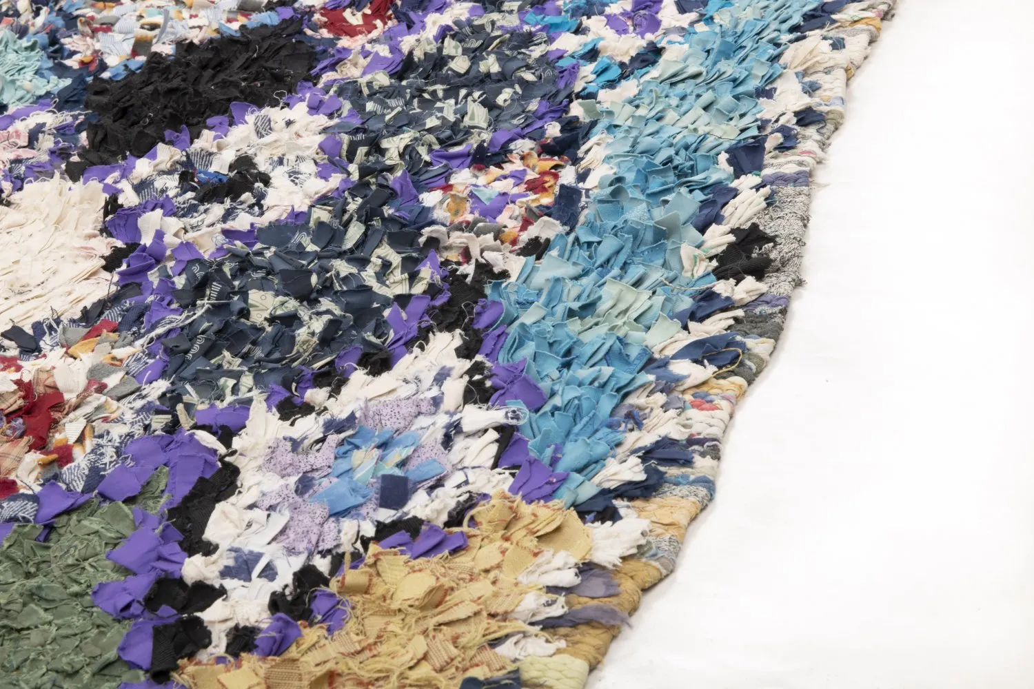 Marokkaanse Berber tapijt Boucherouite 260 x 140 cm