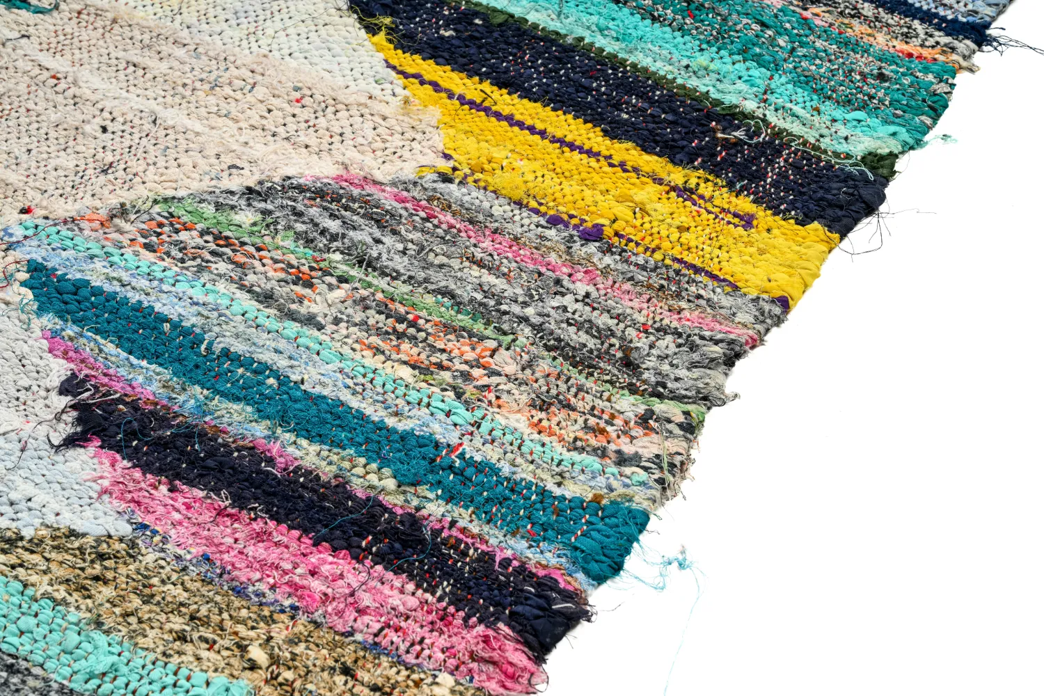 Marokkaanse Berber tapijt Boucherouite 120 x 200 cm