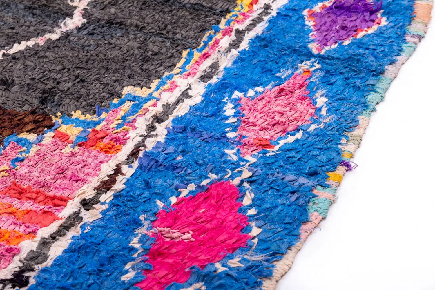 Marokkaanse Berber tapijt Boucherouite 275 x 155 cm