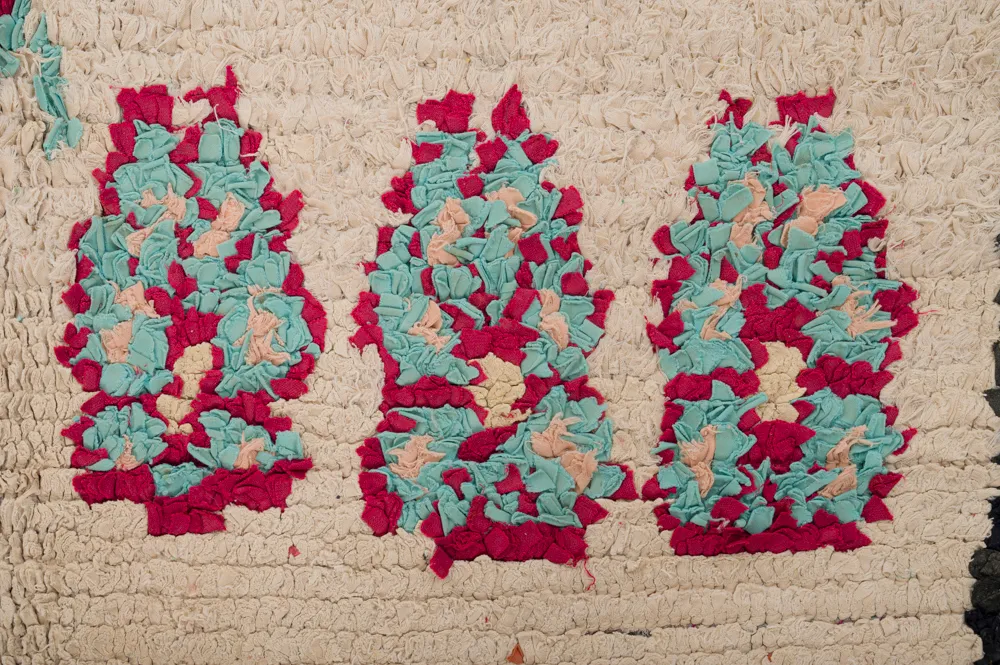 Marokkaanse Berber tapijt Boucherouite 270 x 130 cm