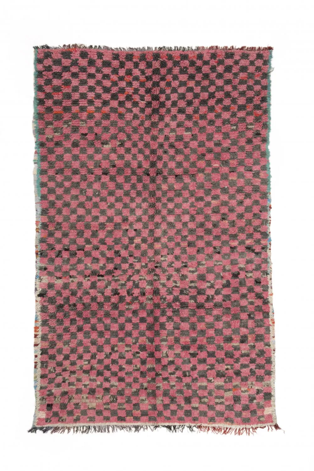 Marokkaanse Berber tapijt Boucherouite 230 x 140 cm