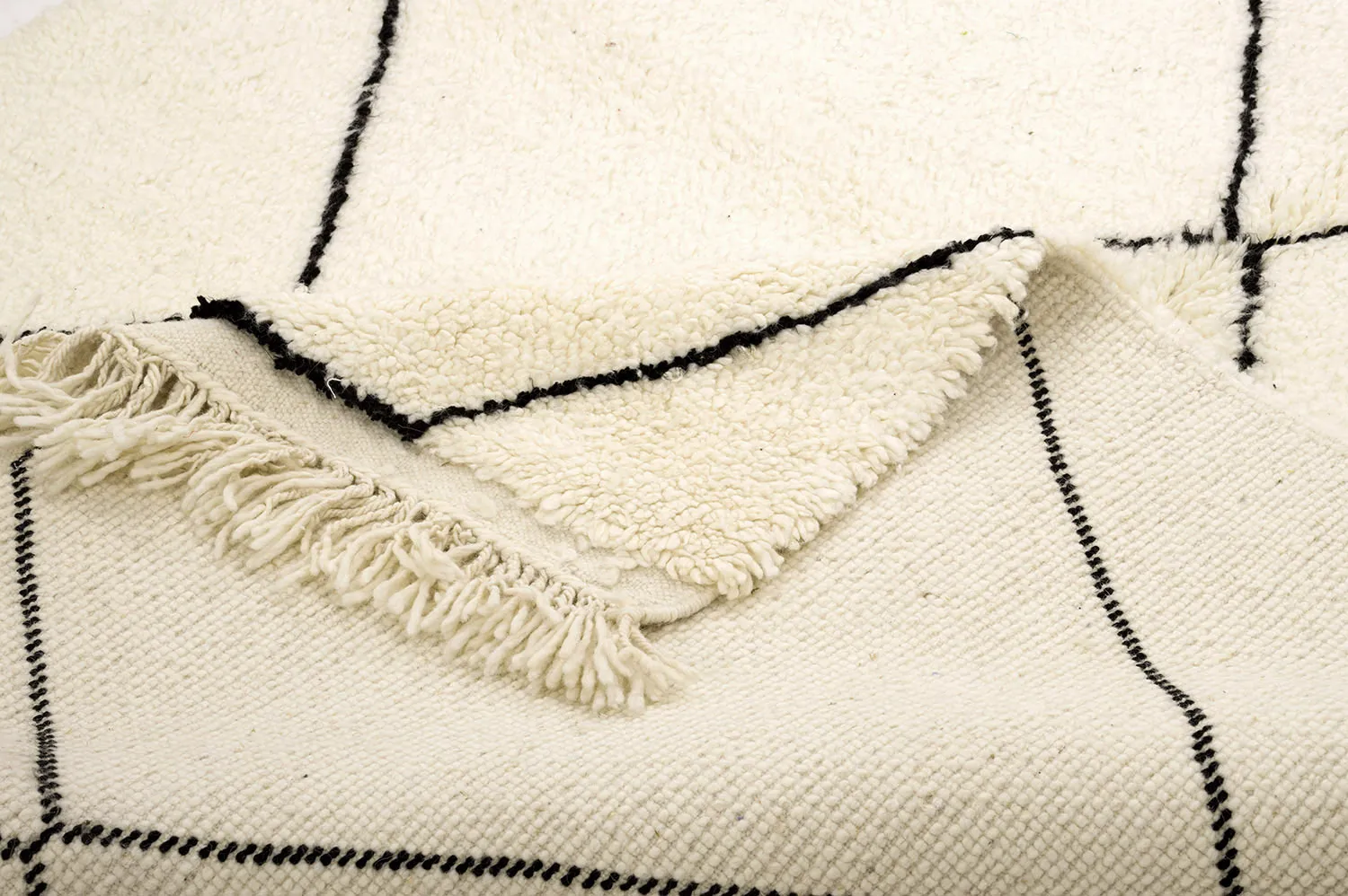 Kelim Marokkaanse Berber tapijt Beni Ouarain 150 x 225 cm