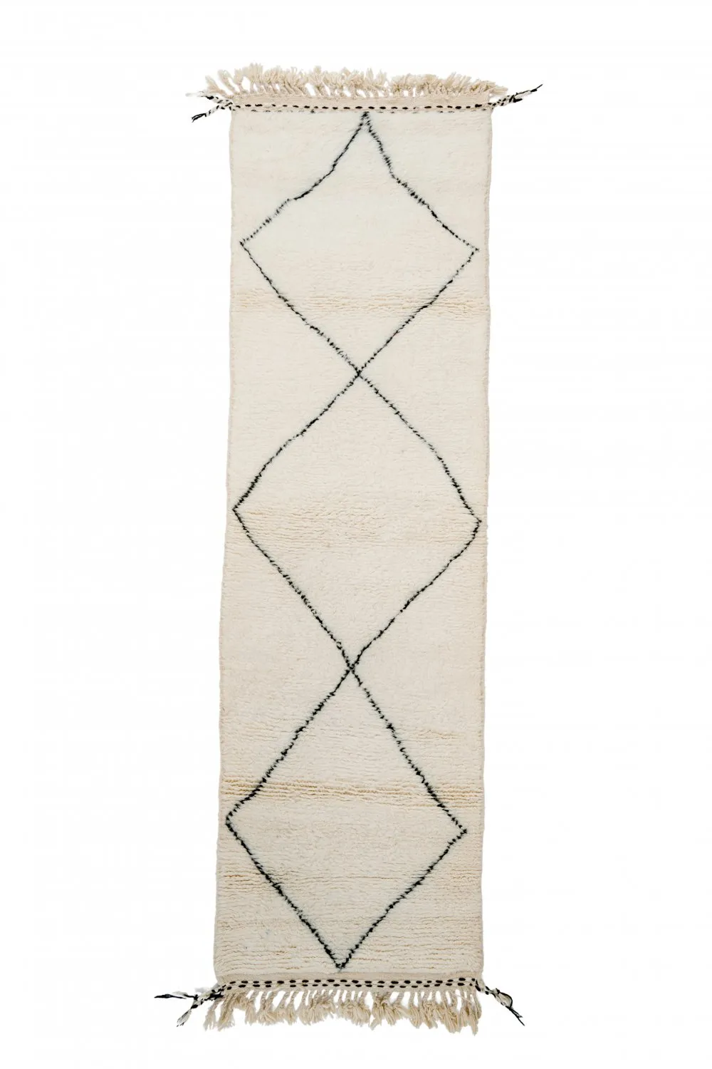 Kelim Marokkaanse Berber tapijt Beni Ouarain 240 x 90 cm